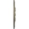 Ekena Millwork Rose and Ribbon Medallion (Canopies up to 4"), 23 5/8"OD x 4"ID x 1 1/2"P, Witch Hazel Crackle CM23ROWHC - alternate 3